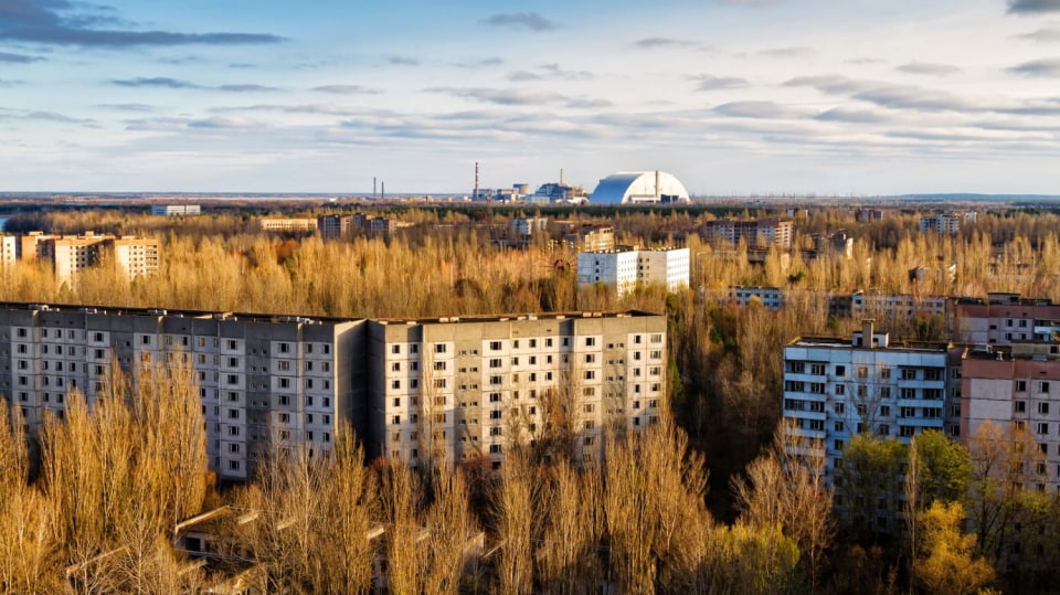 Z okolí jaderné elektrárny Černobyl lidé zmizeli